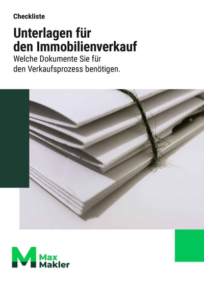 Cover für Wichtige Unterlagen für den Verkauf der Immobilie